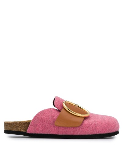 buckle detail mules