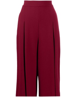 knee-length tailored shorts