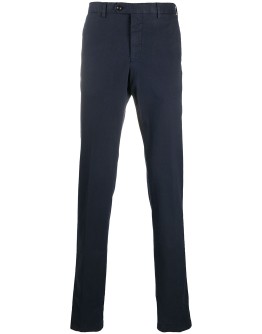 slim-fit tailored trousers