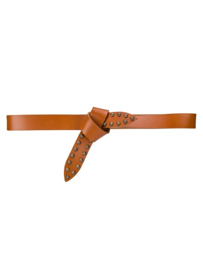 stud-embellished knot belt
