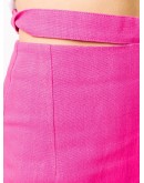 La jupe Valerie cutout belt skirt