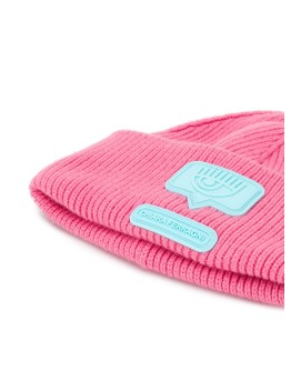 Eyelike merino/cashmere beanie