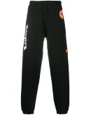 logo print track pants 