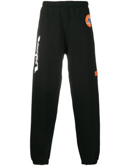 logo print track pants 
