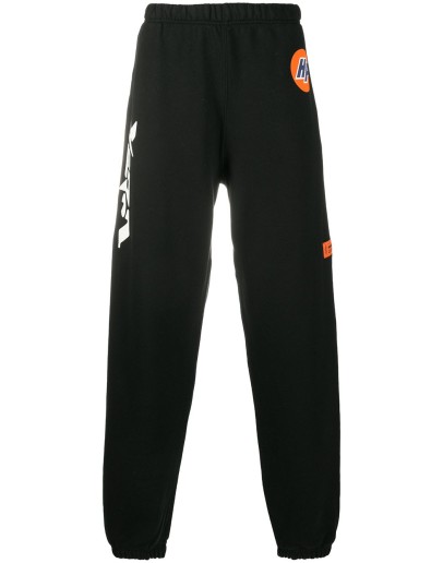 logo print track pants 