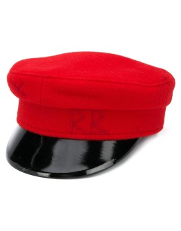stitched initials military cap