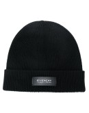 ribbed logo patch beanie
