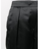 pleated knee-length shorts
