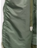 feather trimmed knee-length shorts