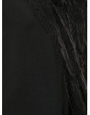 lace panel knee-length shorts