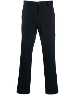 straight-leg tailored trousers