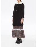 motif print maxi skirt