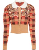 embellished wool cardigan
