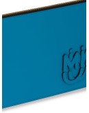 logo patch zip pouch