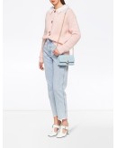 broderie anglaise scalloped collar cardigan