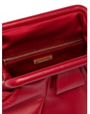 nappa leather clutch