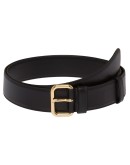 adjustable buckle leather belt