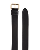 adjustable buckle leather belt