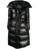 quilted mid-length down coat