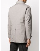 washed double breasted coat