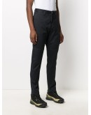 logo patch cargo trousers