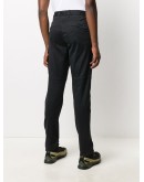 logo patch cargo trousers