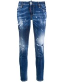 Jennifer distressed cropped jeans