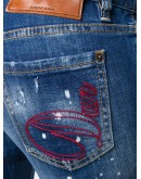 Jennifer distressed cropped jeans