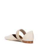 pointed leather loafers