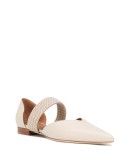 pointed leather loafers