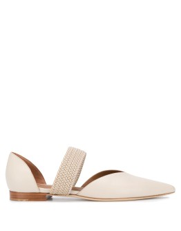 pointed leather loafers