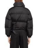 asymmetric front padded jacket