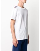 logo-tape cotton T-shirt