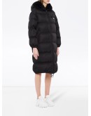 recycled nylon parka coat