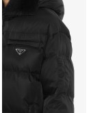 recycled nylon parka coat