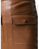 faux leather pencil skirt