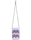 wave-pattern knitted phone case
