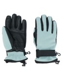 logo patch touch strap gloves