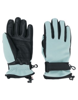 logo patch touch strap gloves