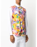abstract-print long-sleeved shirt 