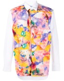abstract-print long-sleeved shirt 