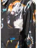 abstract print long-sleeve shirt