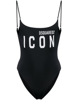Icon print swimsuit