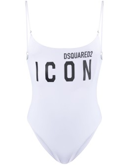 Icon print swimsuit