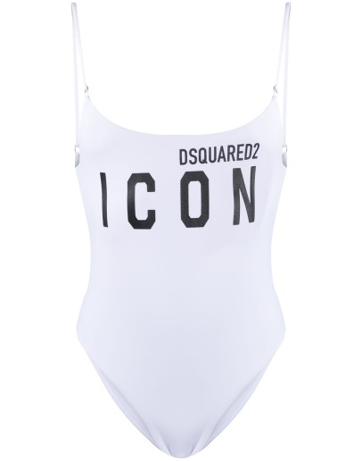 Icon print swimsuit