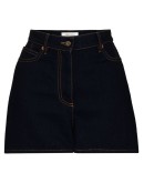 VLOGO detail denim shorts