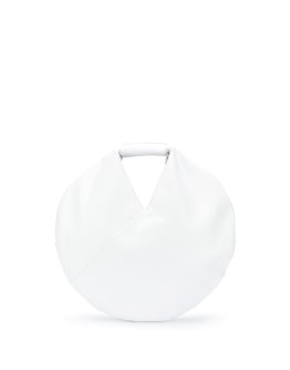 circular clutch bag