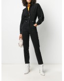 slim-fit worker jumpsuit 