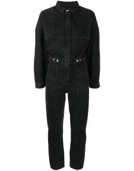 slim-fit worker jumpsuit 