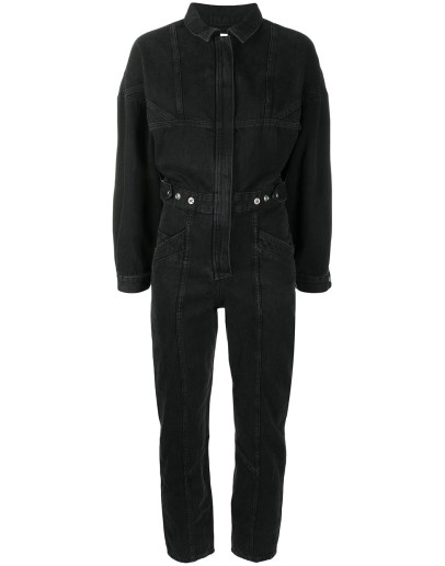 slim-fit worker jumpsuit 